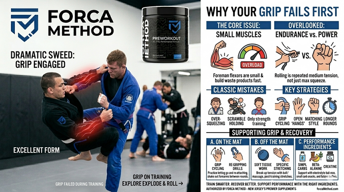 Why Your Grip Fails First In Brazilian Jiu Jitsu | Forca Method