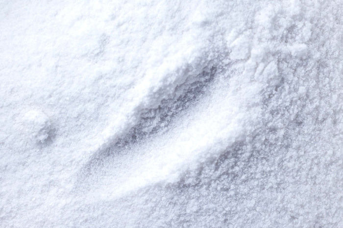 Real pre-workout supplement powder and scoop
