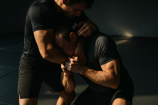 Defending a standing guillotine