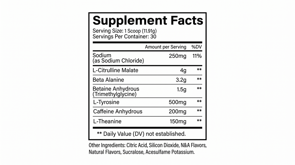 Forca Method Pre-Workout